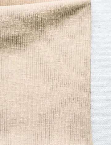 Pantaloni Zara, crem