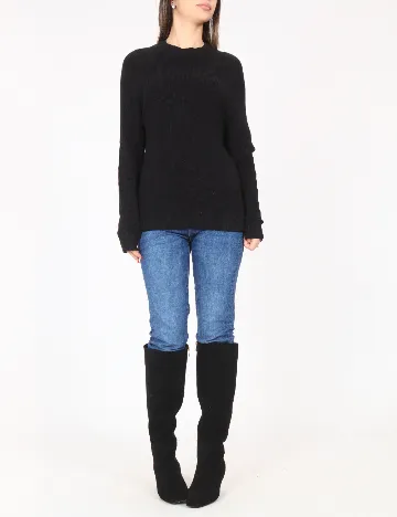 Bluza Pull&Bear, negru