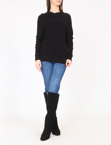 Bluza Pull&Bear, negru