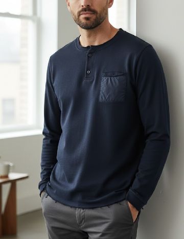 Bluza Pull&Bear, bleumarin