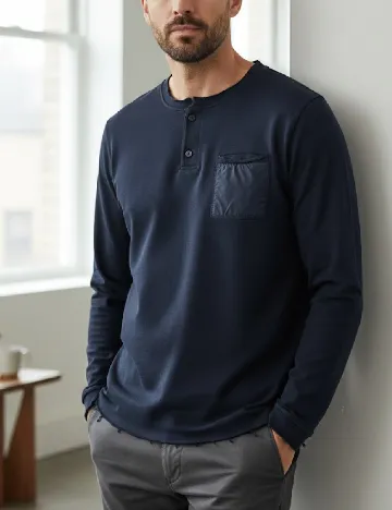 Bluza Pull&Bear, bleumarin