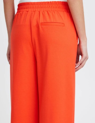 Pantaloni Ichi, portocaliu