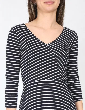 Rochie scurta Bershka, bleumarin