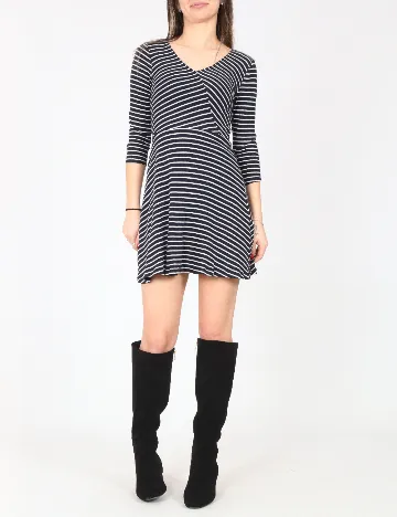 Rochie scurta Bershka, bleumarin