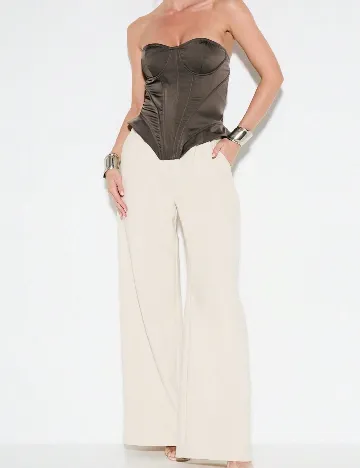 Pantaloni SHEIN, crem