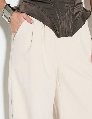 Pantaloni SHEIN, crem