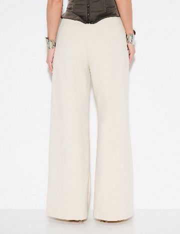 Pantaloni SHEIN, crem