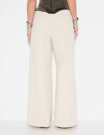 Pantaloni SHEIN, crem