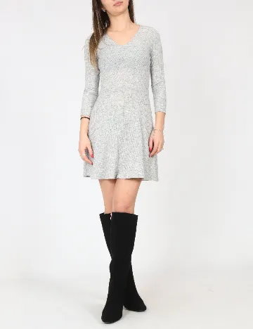 Rochie scurta Bershka, gri