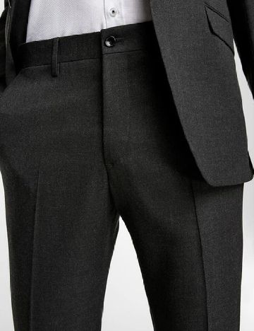 Pantaloni Zara, gri inchis