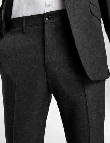 Pantaloni Zara, gri inchis