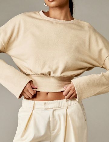 Bluza Missguided, crem