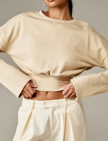 Bluza Missguided, crem