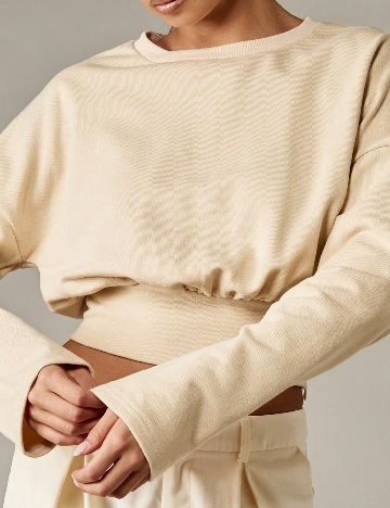 Bluza Missguided, crem