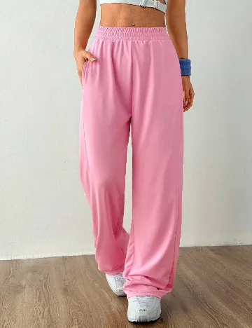 Pantaloni SHEIN, roz