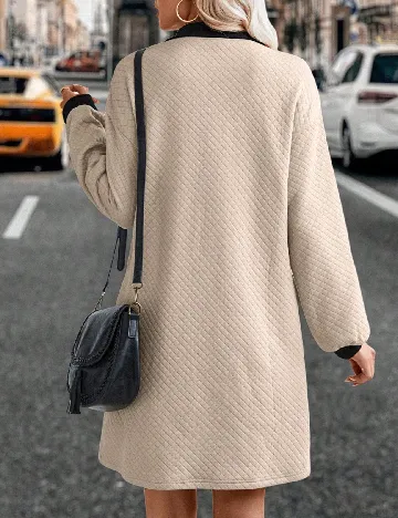 Rochie scurta SHEIN, crem