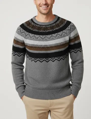 Bluza Pull&Bear, gri