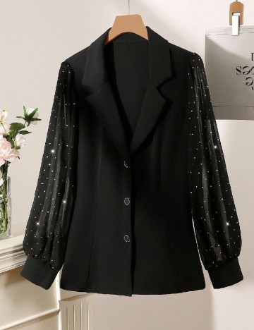 Sacou SHEIN CURVE, negru