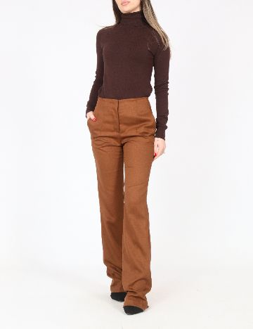 Pantaloni Zara, maro