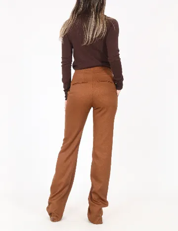 Pantaloni Zara, maro