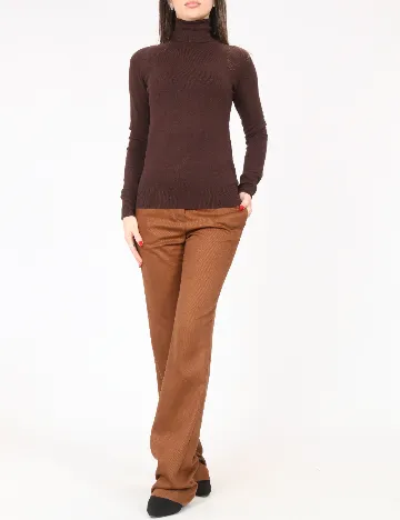 Pantaloni Zara, maro