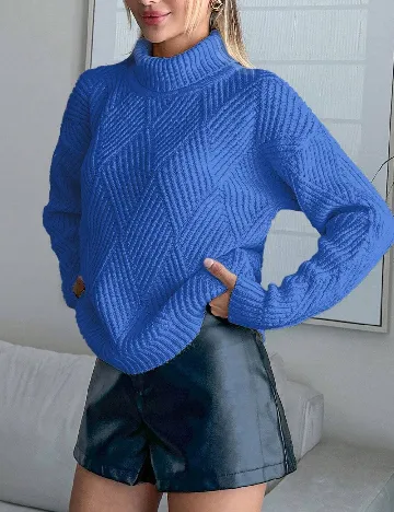 Pulover SHEIN, albastru