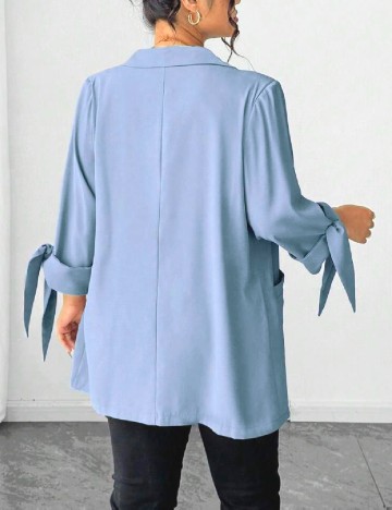 Blazer SHEIN CURVE, albastru
