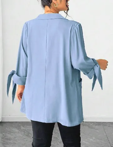 Blazer SHEIN CURVE, albastru