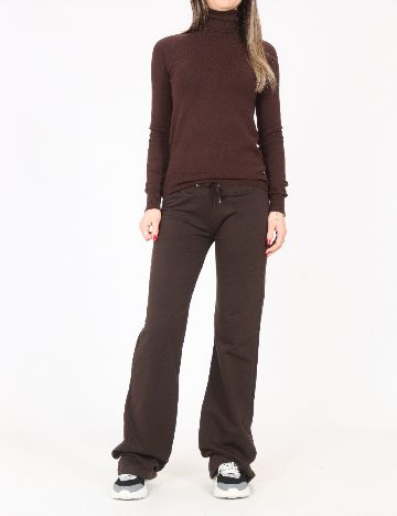 Pantaloni Zara, maro