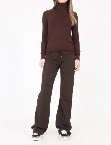 Pantaloni Zara, maro