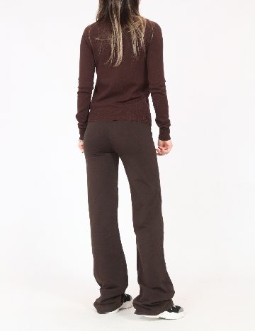 Pantaloni Zara, maro