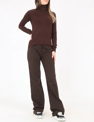 Pantaloni Zara, maro