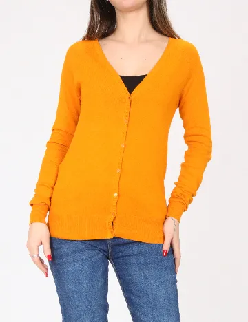 Cardigan Zara, portocaliu