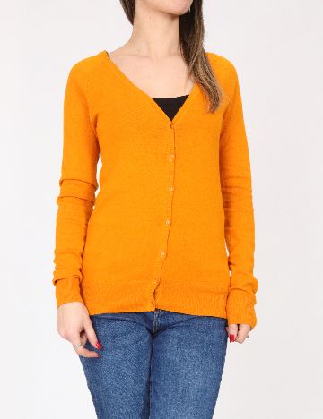 Cardigan Zara, portocaliu