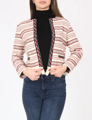 Blazer Bershka, crem