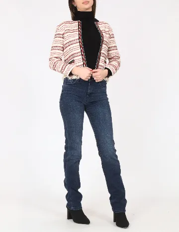 Blazer Bershka, crem