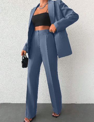 Costum SHEIN, albastru