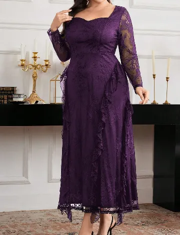 Rochie lunga SHEIN CURVE, mov