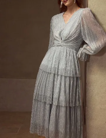 Rochie medie MOTF, gri