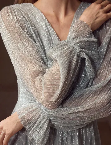 Rochie medie MOTF, gri