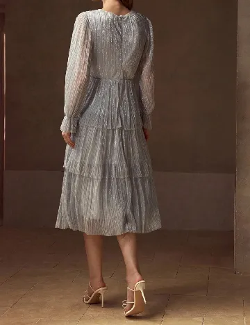 Rochie medie MOTF, gri