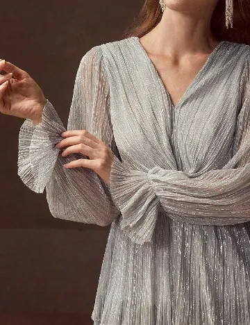 Rochie medie MOTF, gri