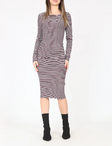 Rochie medie Bershka, mix culori