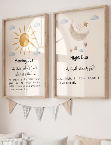 Poster 2 bucati SHEIN, mix culori