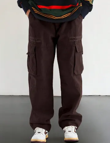 Pantaloni SHEIN, maro