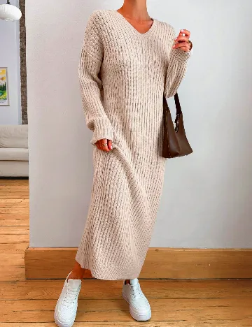 Rochie lunga SHEIN, bej