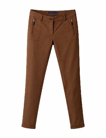 Pantaloni Zara, maro