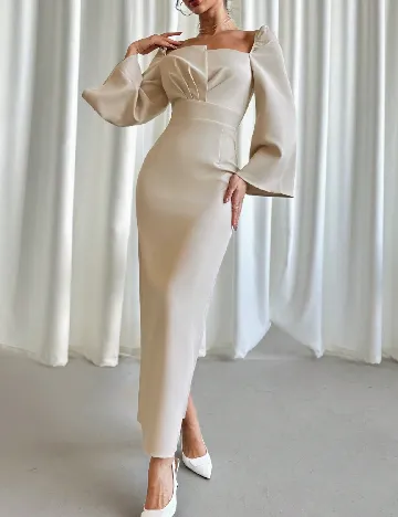 Rochie lunga SHEIN, bej