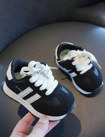 Adidasi Shein Kids, negru