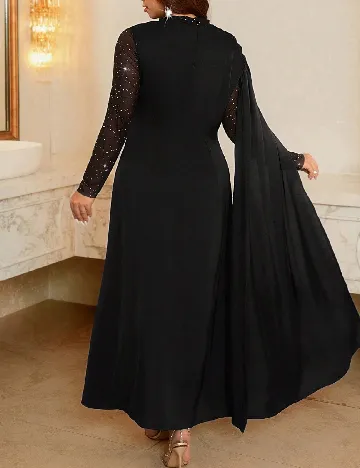 Rochie lunga SHEIN CURVE, negru